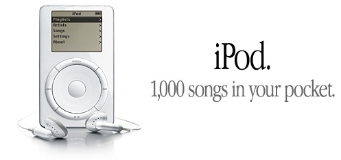 Ipod 1000 canciones en tu bolsillo